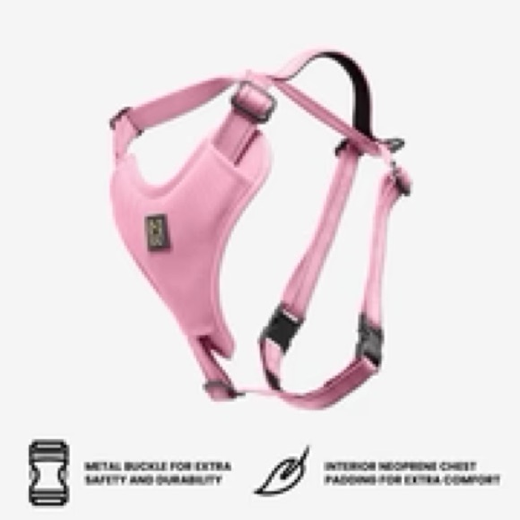 Nandog Pet Gear Neoprene Sport Dog Harness - Pink Size : M - Picture 5 of 6